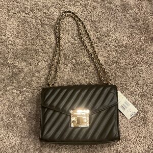 Michael Kors Black Quilted Shoulder Bag